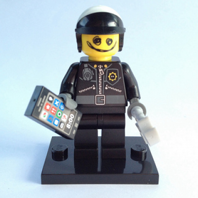 LEGO MINIFIGS LEGO MOVIE SCRIBBLE FACE BAD COP 2014